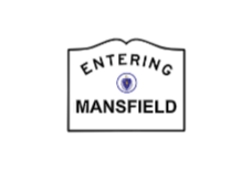 Entering MANSFIELD Sign Sticker vinyl sticker